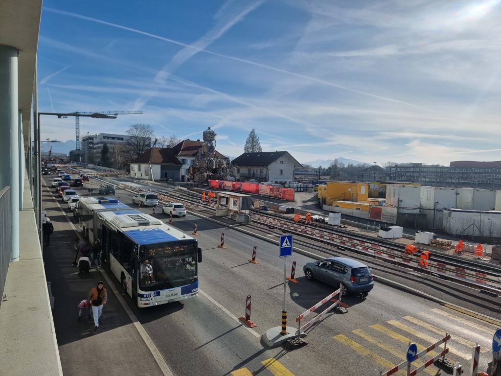 TL- Tram Renens PP2 Réalisation (projet tramway Lausanne)